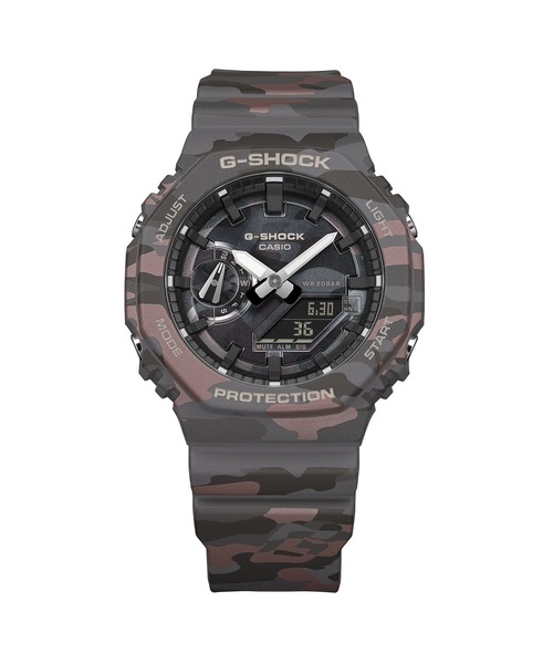 G-SHOCK（ジーショック）の「オリジナルカモフラージュシリーズ / GA-2100CMD-8AJF（アナログ腕時計・メンズ・ブラウン系カモフラージュ・FREE）」の4枚目の写真