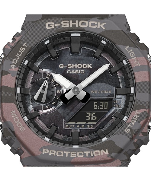 G-SHOCK（ジーショック）の「オリジナルカモフラージュシリーズ / GA-2100CMD-8AJF（アナログ腕時計・メンズ・ブラウン系カモフラージュ・FREE）」の5枚目の写真