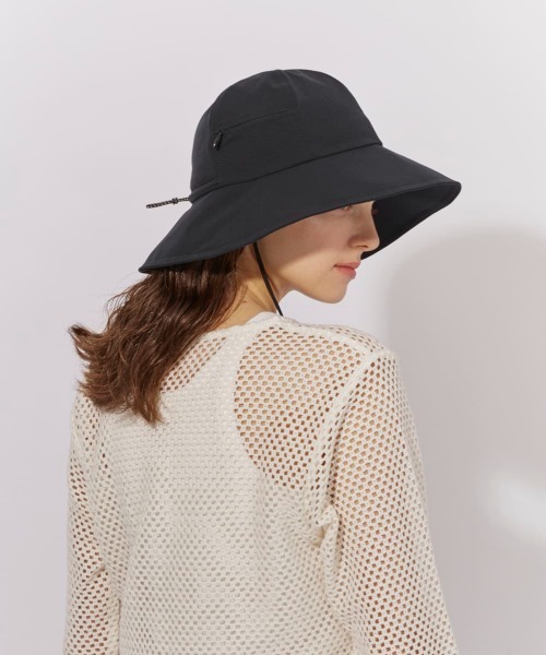 Chapeau d' O(シャポードオー)の「Chapeau d' O Stretch Mesh Pocket Hat / シャポードオー(ハット・レディース・ホワイト/ブラック・M/57.5cm)」の11枚目の写真