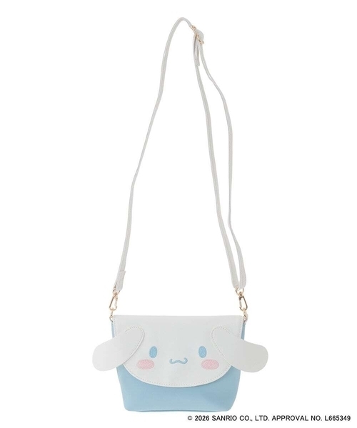 a.v.v（アーヴェヴェ）の「【数量限定】[シナモロール／ポチャッコ]お顔ショルダーバッグ（ショルダーバッグ・キッズ・ダークインディゴブルー/アイボリー・120）」の9枚目の写真