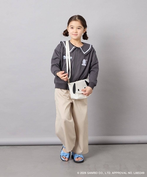 a.v.v（アーヴェヴェ）の「【数量限定】[シナモロール／ポチャッコ]お顔ショルダーバッグ（ショルダーバッグ・キッズ・ダークインディゴブルー/アイボリー・120）」の13枚目の写真