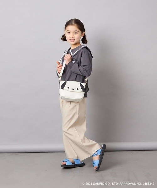 a.v.v（アーヴェヴェ）の「【数量限定】[シナモロール／ポチャッコ]お顔ショルダーバッグ（ショルダーバッグ・キッズ・ダークインディゴブルー/アイボリー・120）」の14枚目の写真