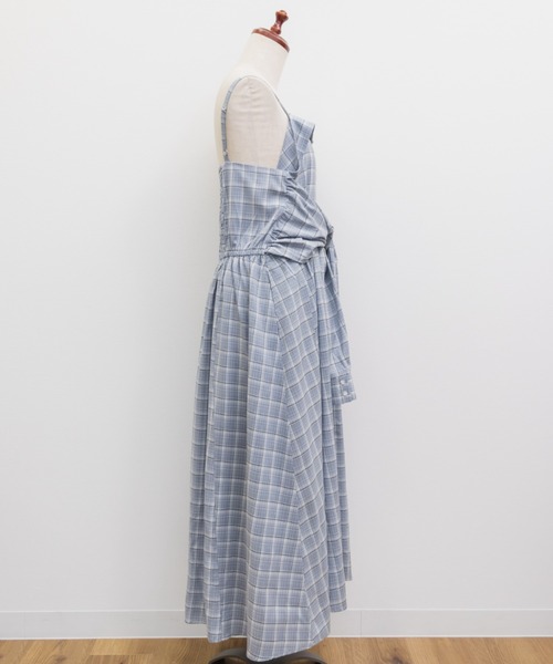 CLETTE(クレット)の「CLETTEオリジナルシャツディテールキャミワンピース(ワンピース・レディース・ブラック/ブルー/バーガンディー・4L/3L/LL)」の15枚目の写真