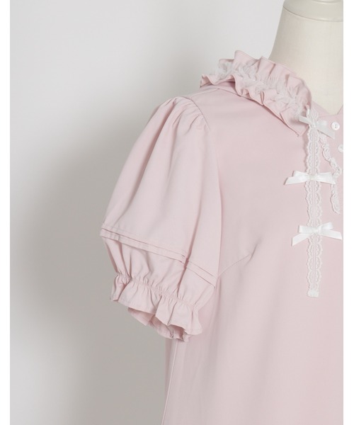 Lolime by mellfy memory(ロリミー バイ メルフィーメモリー)の「hooded frill ruffle mini dress(ワンピース・レディース・ブルー/ピンク・M/LL)」の15枚目の写真