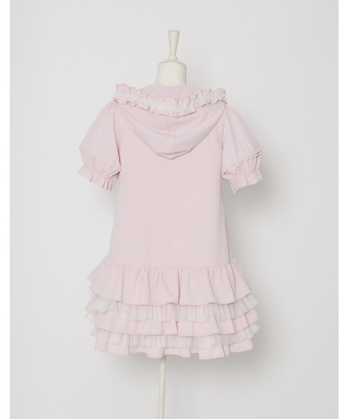 Lolime by mellfy memory(ロリミー バイ メルフィーメモリー)の「hooded frill ruffle mini dress(ワンピース・レディース・ブルー/ピンク・M/LL)」の17枚目の写真