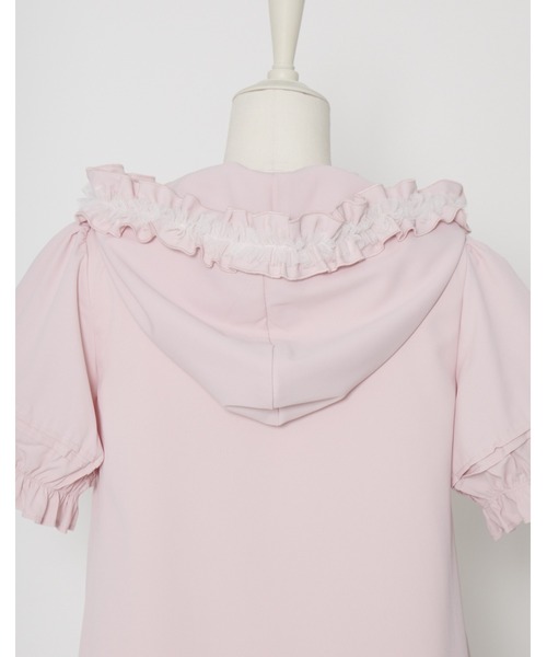 Lolime by mellfy memory(ロリミー バイ メルフィーメモリー)の「hooded frill ruffle mini dress(ワンピース・レディース・ブルー/ピンク・M/LL)」の18枚目の写真