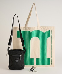 marimekko | 【ZOZO限定 ノベルティ付】Roadie / CASH&CARRY shoulder bag&【ZOZO限定】《kioski》Aallokas Uni / key chain(ショルダーバッグ)