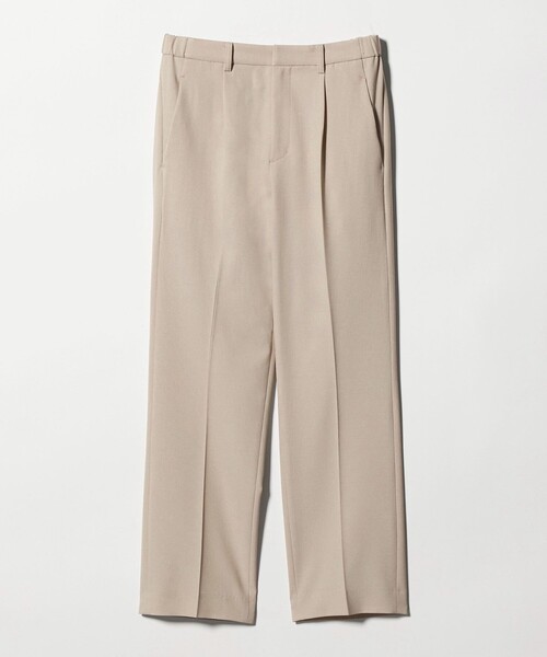 A DAY IN THE LIFE UNITED ARROWS(アデイインザライフユナイテッドアローズ)の「ロイヤルオックス タックストレートパンツ ‐セットアップ対応・ウォッシャブル‐<A DAY IN THE LIFE>(スラックス・レディース・ネイビー/ベージュ・40/38/36)」の11枚目の写真