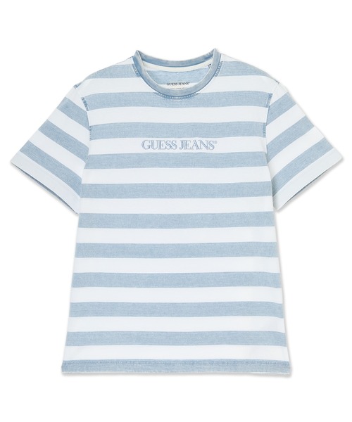 GUESS JEANS Short Sleeves Crew Neck Regular Striped Yd Tee Tシャツ