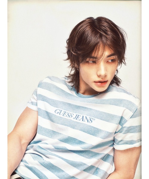 GUESS JEANS Short Sleeves Crew Neck Regular Striped Yd Tee Tシャツ