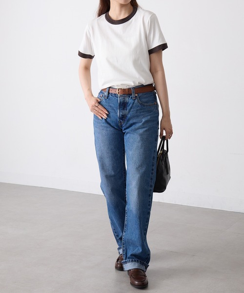 Healthknit（ヘルスニット）の「【Healthknit】26SS TOMPKINS Jersey Ringer Crewneck S/S 219（Tシャツ/カットソー・レディース・ブラック/ヘザーグレー/ネイビー/ホワイト・FREE）」の11枚目の写真