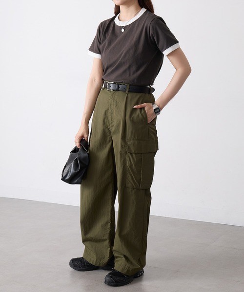 Healthknit（ヘルスニット）の「【Healthknit】26SS TOMPKINS Jersey Ringer Crewneck S/S 219（Tシャツ/カットソー・レディース・ブラック/ヘザーグレー/ネイビー/ホワイト・FREE）」の15枚目の写真
