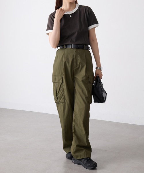 Healthknit（ヘルスニット）の「【Healthknit】26SS TOMPKINS Jersey Ringer Crewneck S/S 219（Tシャツ/カットソー・レディース・ブラック/ヘザーグレー/ネイビー/ホワイト・FREE）」の16枚目の写真