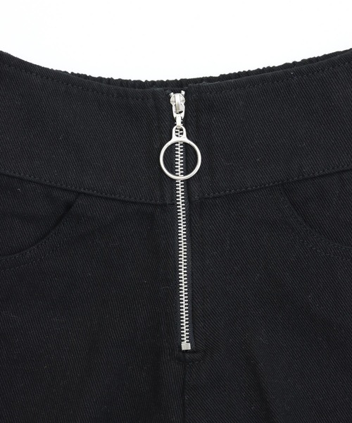 ANAP kids（アナップキッズ）の「ハイウエスト ジップ クラッシュ ショートパンツ（デニムパンツ・キッズ・ブルー/ブラック・120/130/110）」の10枚目の写真