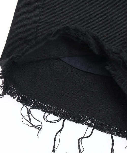 ANAP kids（アナップキッズ）の「ハイウエスト ジップ クラッシュ ショートパンツ（デニムパンツ・キッズ・ブルー/ブラック・120/130/110）」の13枚目の写真