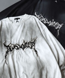 REFLEM/レフレム』クロス刺繍L/S Tee/ロングスリーブカットソー（T