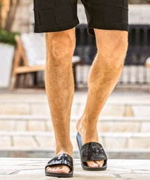 1PIU1UGUALE3  RELAX （ウノピゥウノウグァーレトレ リラックス）の「1PIU1UGUALE3 RELAX(ウノピゥウノウグァーレトレ リラックス)ロゴ刺繍シャワーサンダル（サンダル）」