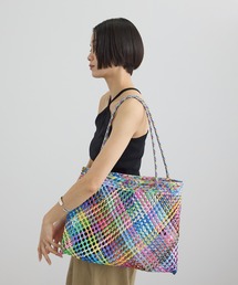 Diminutivo（ディミヌティーボ）の「【Diminutivo（ディミヌティーボ）】透かし編みメッシュトートバッグ / M（トートバッグ）」