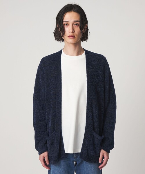A DAY IN THE LIFE UNITED ARROWS(アデイインザライフユナイテッドアローズ)の「フェザーヤーン イージーカーディガン-ウォッシャブル-<A DAY IN THE LIFE>(ニット/セーター・メンズ・ネイビー/ダークグレー/ナチュラル・L/M)」の10枚目の写真