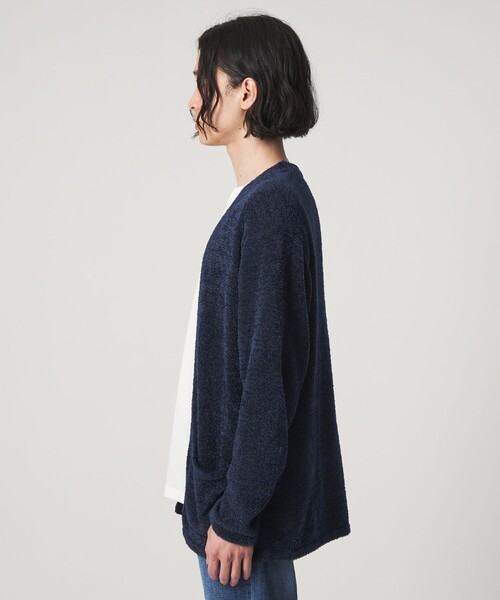 A DAY IN THE LIFE UNITED ARROWS(アデイインザライフユナイテッドアローズ)の「フェザーヤーン イージーカーディガン-ウォッシャブル-<A DAY IN THE LIFE>(ニット/セーター・メンズ・ネイビー/ダークグレー/ナチュラル・L/M)」の11枚目の写真