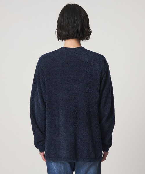 A DAY IN THE LIFE UNITED ARROWS(アデイインザライフユナイテッドアローズ)の「フェザーヤーン イージーカーディガン-ウォッシャブル-<A DAY IN THE LIFE>(ニット/セーター・メンズ・ネイビー/ダークグレー/ナチュラル・L/M)」の12枚目の写真