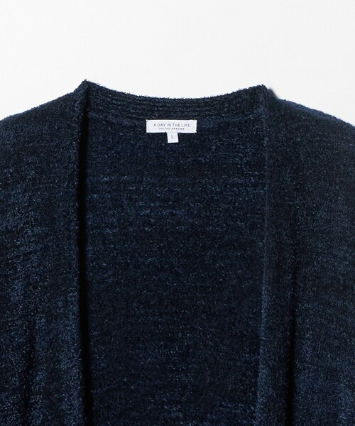 A DAY IN THE LIFE UNITED ARROWS(アデイインザライフユナイテッドアローズ)の「フェザーヤーン イージーカーディガン-ウォッシャブル-<A DAY IN THE LIFE>(ニット/セーター・メンズ・ネイビー/ダークグレー/ナチュラル・L/M)」の15枚目の写真
