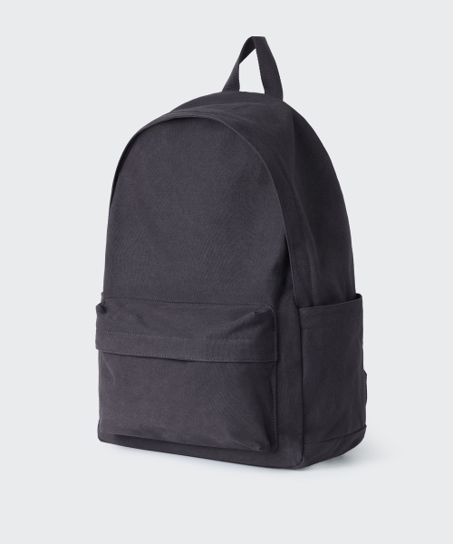 MUSINSA STANDARD（ムシンサスタンダード）の「ウォッシュドキャンバスバックパック [チャコールグレー]（バックパック/リュック・メンズ・その他・FREE）」の3枚目の写真