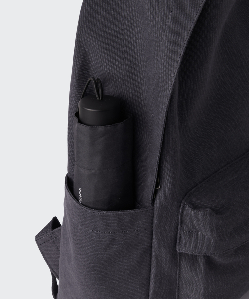 MUSINSA STANDARD（ムシンサスタンダード）の「ウォッシュドキャンバスバックパック [チャコールグレー]（バックパック/リュック・メンズ・その他・FREE）」の6枚目の写真