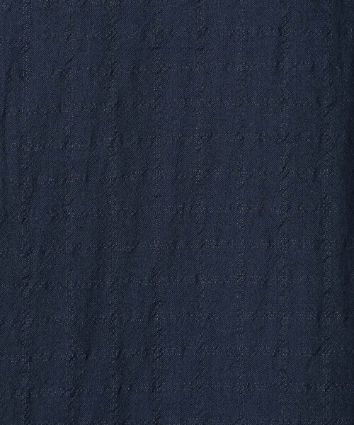 BROOKLYN OVERALL（ブルックリンオーバーオール）の「BROOKLYN OVERALL テクスチャーチェック バンドカラーシャツ（シャツ/ブラウス・メンズ・オフホワイト/ライトグレー/ネイビー/ブラック・M/L）」の19枚目の写真