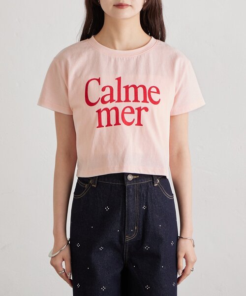 mystic（ミスティック）の「カラーロゴチビTシャツ（Tシャツ/カットソー・レディース・ピンク/オフホワイト・FREE）」の19枚目の写真