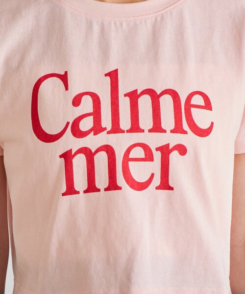 mystic（ミスティック）の「カラーロゴチビTシャツ（Tシャツ/カットソー・レディース・ピンク/オフホワイト・FREE）」の21枚目の写真