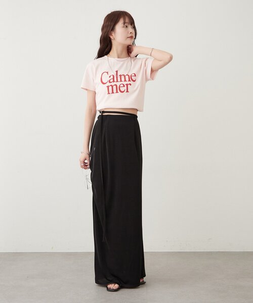 mystic(ミスティック)の「カラーロゴチビTシャツ(Tシャツ/カットソー・レディース・ピンク/オフホワイト・FREE)」の19枚目の写真