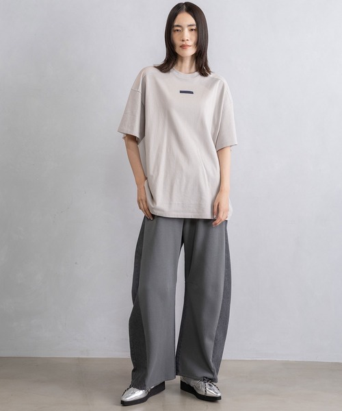 MARECHAL TERRE(マルシャルテル)の「シアーロゴTシャツ(Tシャツ/カットソー・レディース・オフホワイト/ピンク/ライトグレー/ブラック・MEDIUM)」の14枚目の写真