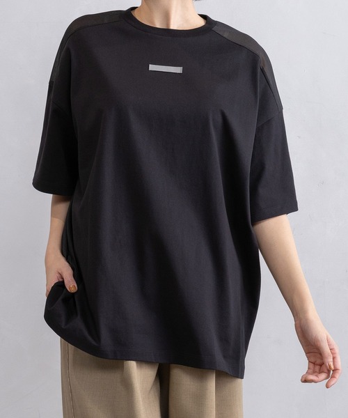 MARECHAL TERRE(マルシャルテル)の「シアーロゴTシャツ(Tシャツ/カットソー・レディース・オフホワイト/ピンク/ライトグレー/ブラック・MEDIUM)」の21枚目の写真