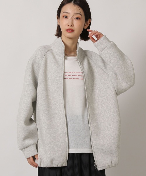 LAKOLE(ラコレ)の「ラグランZIPブルゾン / 654810(ブルゾン・レディース・キャメル/ライトグレー/ブラック・FREE)」の3枚目の写真