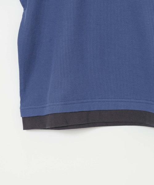 GLOBAL WORK(グローバルワーク)の「ヘビロッTEEワッフル半袖T/656381(Tシャツ/カットソー・キッズ・ブルー/チャコールグレー/ライトグレー・150cm/130cm/140cm/160cm)」の15枚目の写真