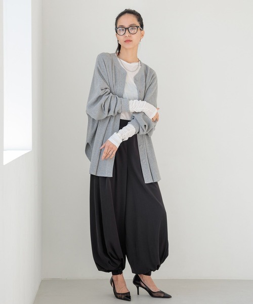 HEREIAM（ヘレイアム）の「【HEREIAM】ドレープバルーンパンツ（その他パンツ・レディース・カーキ系/ブラック・MEDIUM/SMALL）」の13枚目の写真