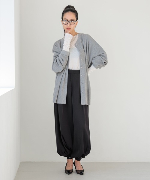 HEREIAM（ヘレイアム）の「【HEREIAM】ドレープバルーンパンツ（その他パンツ・レディース・カーキ系/ブラック・MEDIUM/SMALL）」の15枚目の写真