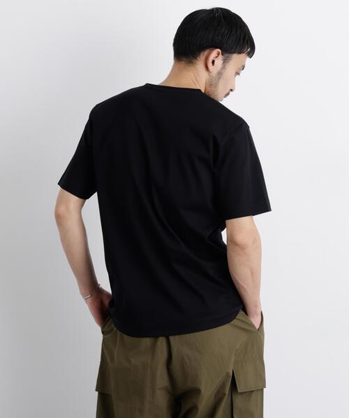 NANO universe(ナノユニバース)の「アンチスメル Vネック Tシャツ 半袖(Tシャツ/カットソー・メンズ・ベージュ系その他4/ブラック/ブラウン/ホワイト/グレー・XL/L/M/S)」の8枚目の写真