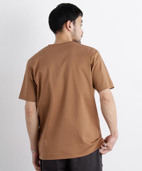 NANO universe(ナノユニバース)の「アンチスメル Vネック Tシャツ 半袖(Tシャツ/カットソー・メンズ・ベージュ系その他4/ブラック/ブラウン/ホワイト/グレー・XL/L/M/S)」の18枚目の写真