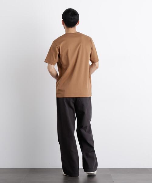 NANO universe(ナノユニバース)の「アンチスメル Vネック Tシャツ 半袖(Tシャツ/カットソー・メンズ・ベージュ系その他4/ブラック/ブラウン/ホワイト/グレー・XL/L/M/S)」の22枚目の写真