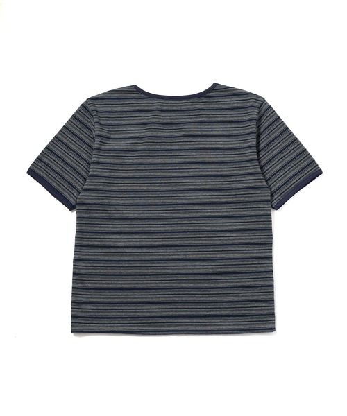 Noen(ノエン)の「オープンネックボーダーT(Tシャツ/カットソー・メンズ・レッド/ブラック/ダークネイビー・X-LARGE/LARGE/MEDIUM)」の17枚目の写真