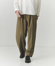 PUBLIC TOKYO | 【セットアップ可】TRIXIONウーリーワイドスラックス /春服/ウォッシャブル/ルーズ/ストレッチ/防シワ(その他パンツ)