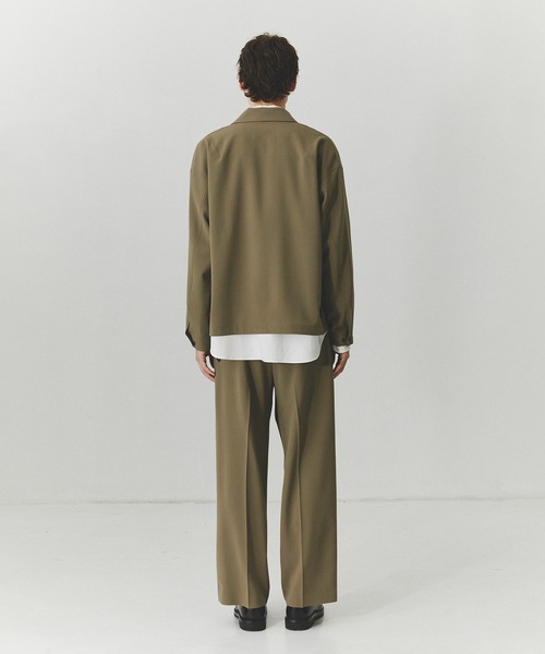 PUBLIC TOKYO（パブリックトウキョウ）の「【セットアップ可】TRIXIONウーリーワイドスラックス /春服/ウォッシャブル/ルーズ/ストレッチ/防シワ（その他パンツ・メンズ・ベージュ/ブラック・1/2）」の19枚目の写真