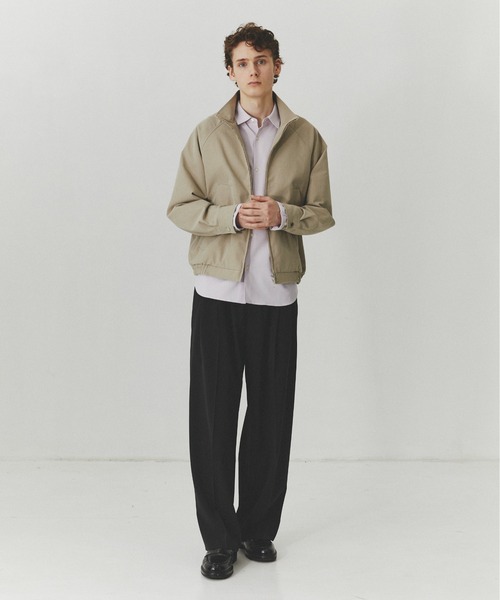 PUBLIC TOKYO（パブリックトウキョウ）の「【セットアップ可】TRIXIONウーリーワイドスラックス /春服/ウォッシャブル/ルーズ/ストレッチ/防シワ（その他パンツ・メンズ・ベージュ/ブラック・1/2）」の9枚目の写真