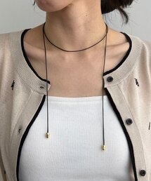 CAPRICIEUX LE'MAGE | 〈GOLDY/ゴールディ〉ドロップコードチョーカー(ネックレス)