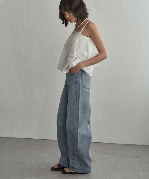 notch.（ノッチ）の「ソフトカーブデニムパンツ（デニムパンツ・レディース・ライトブルー/ブルー・TL/TM/M）」の17枚目の写真