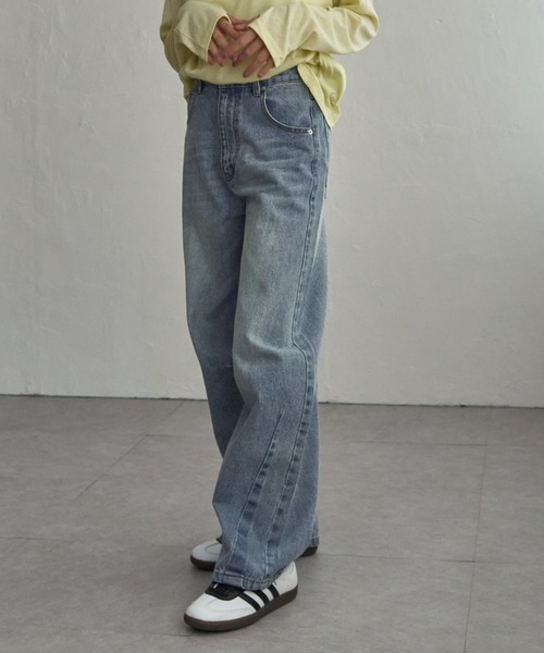 notch.（ノッチ）の「ソフトカーブデニムパンツ（デニムパンツ・レディース・ライトブルー/ブルー・TL/TM/M）」の19枚目の写真