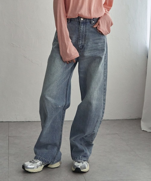 notch.（ノッチ）の「ソフトカーブデニムパンツ（デニムパンツ・レディース・ライトブルー/ブルー・TL/TM/M）」の20枚目の写真