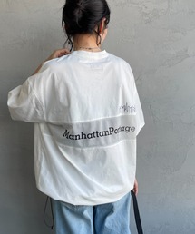 Manhattan Portage | 【WEB先行予約】[MANHATTAN PORTAGE/マンハッタンポーテージ] 別注 メッシュ切替 バックプリントTシャツ(Tシャツ/カットソー)